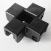 Detail - Conector central pentru bare de legătură din aluminiu