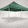 Detail - Cort pliabil 5×5 m – aluminiu hexagon profi