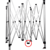 Detail - Conector pentru bare structură Hexa