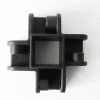 Detail - Conector central pentru bare de legătură din aluminiu
