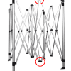 Detail - Conector pentru bare structură Hexa