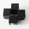 Detail - Conector central pentru bare de legătură din aluminiu