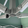 Detail - Cort pliabil 5×5 m – aluminiu hexagon profi