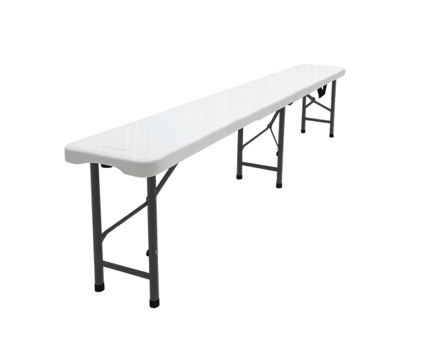 Bancă din plastic independentă - 180 cm