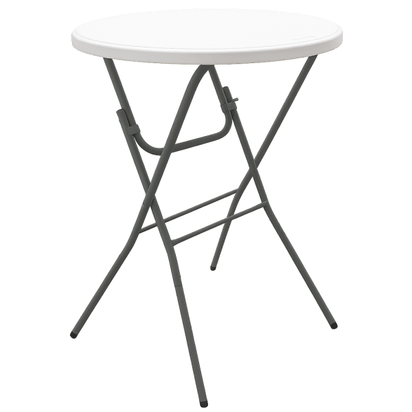 Masă rotundă pliabilă de tip „bar”