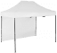 Pavilion de grădină 2x3m - din oțel - 1 perete lateral