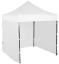 Pavilion de grădină 2x2m – din oțel - 3 pereţi laterali