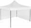 Pavilion de grădină  3x3m – din oțel - 2 pereţi laterali