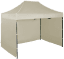 Pavilion de grădină 2x3m - din oțel - 3 pereţi laterali