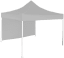 Pavilion de grădină 3x3m – din aluminiu - 1 perete lateral