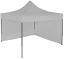 Pavilion de grădină  3x3m – din oțel - 2 pereţi laterali
